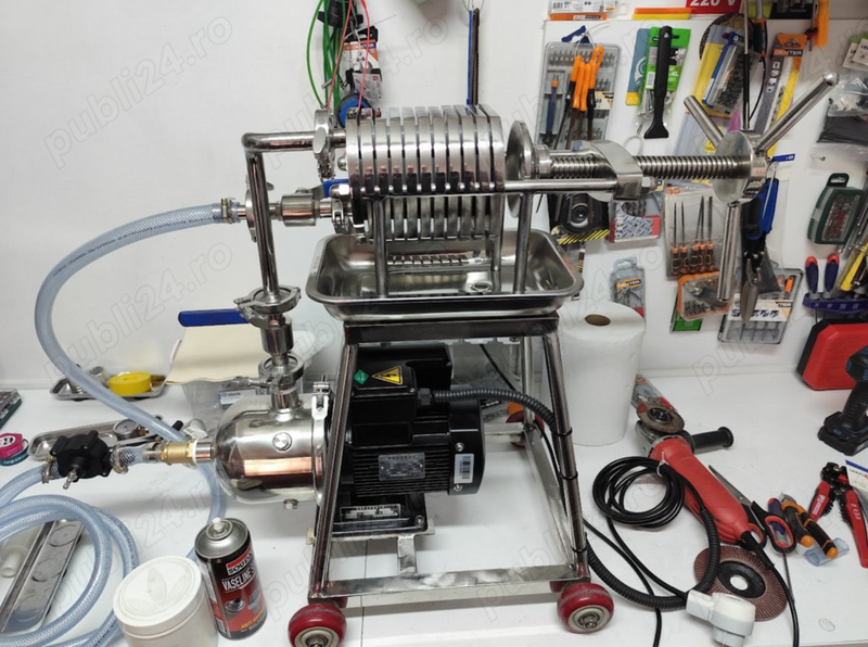 Selector seminte soreata, filtru ulei, masina de imbuteliat inox 220V