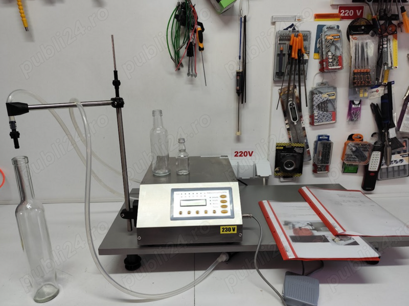 Selector seminte soreata, filtru ulei, masina de imbuteliat inox 220V